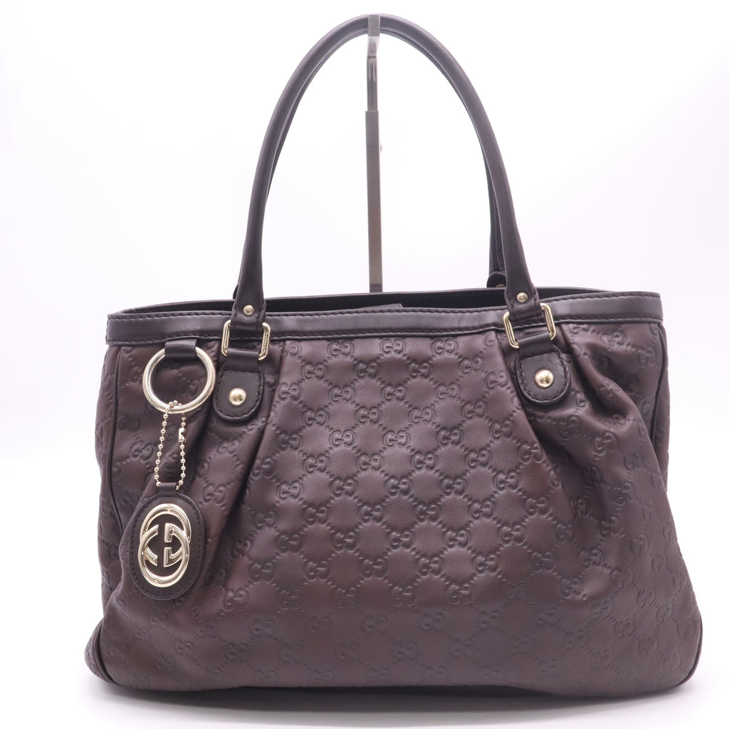 Sukey Top Handle Tote Guccissima Leather Medium B22988