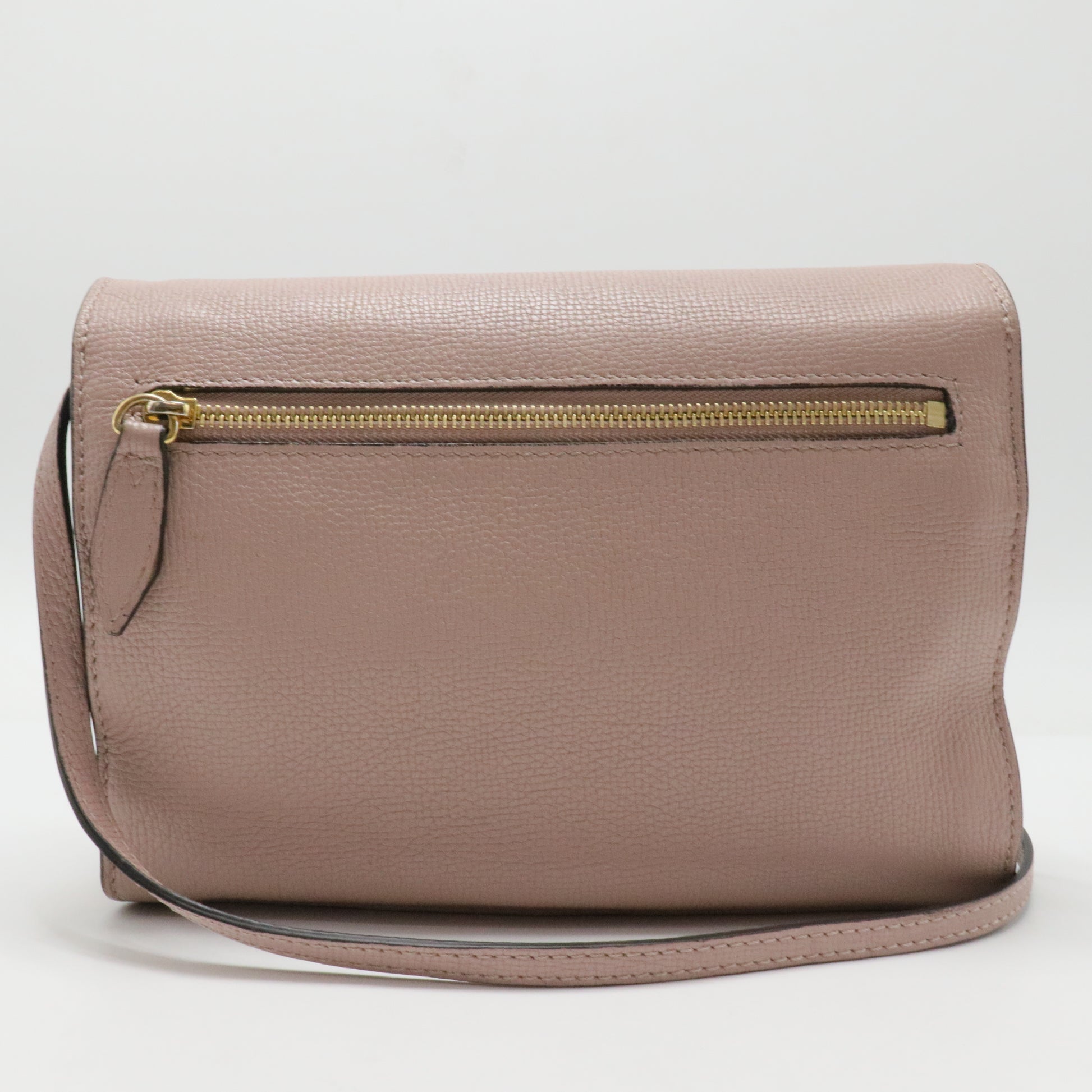 Macken Crossbody Bag Leather and House Check Canvas Small
