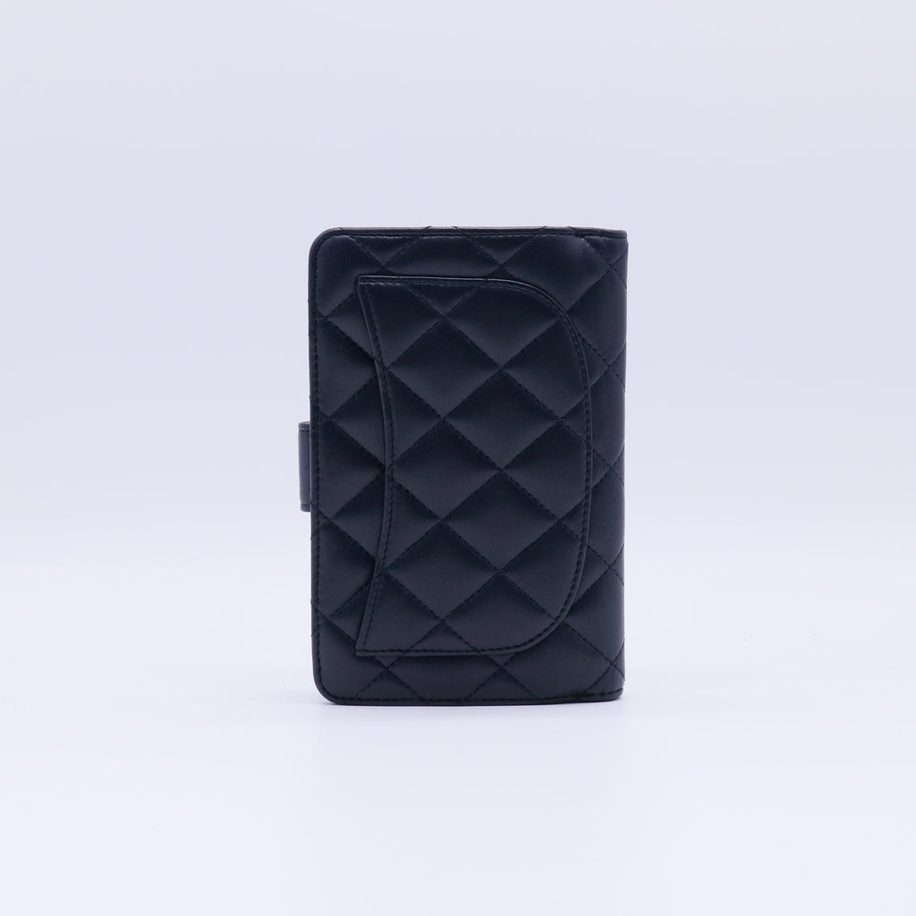 Chanel Classic Lambskin Quilted Flap Passport Holder W21320