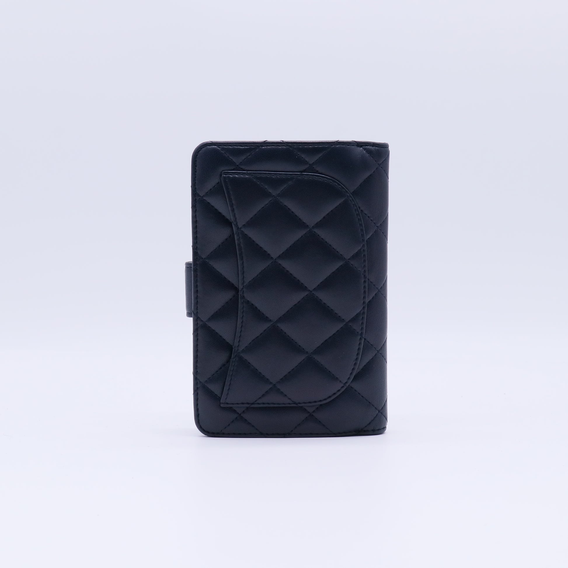 Chanel Classic Lambskin Quilted Flap Passport Holder W21320