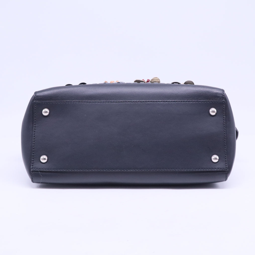 Flowerland DotCom Convertible Satchel Embellished Leather Medium B20755