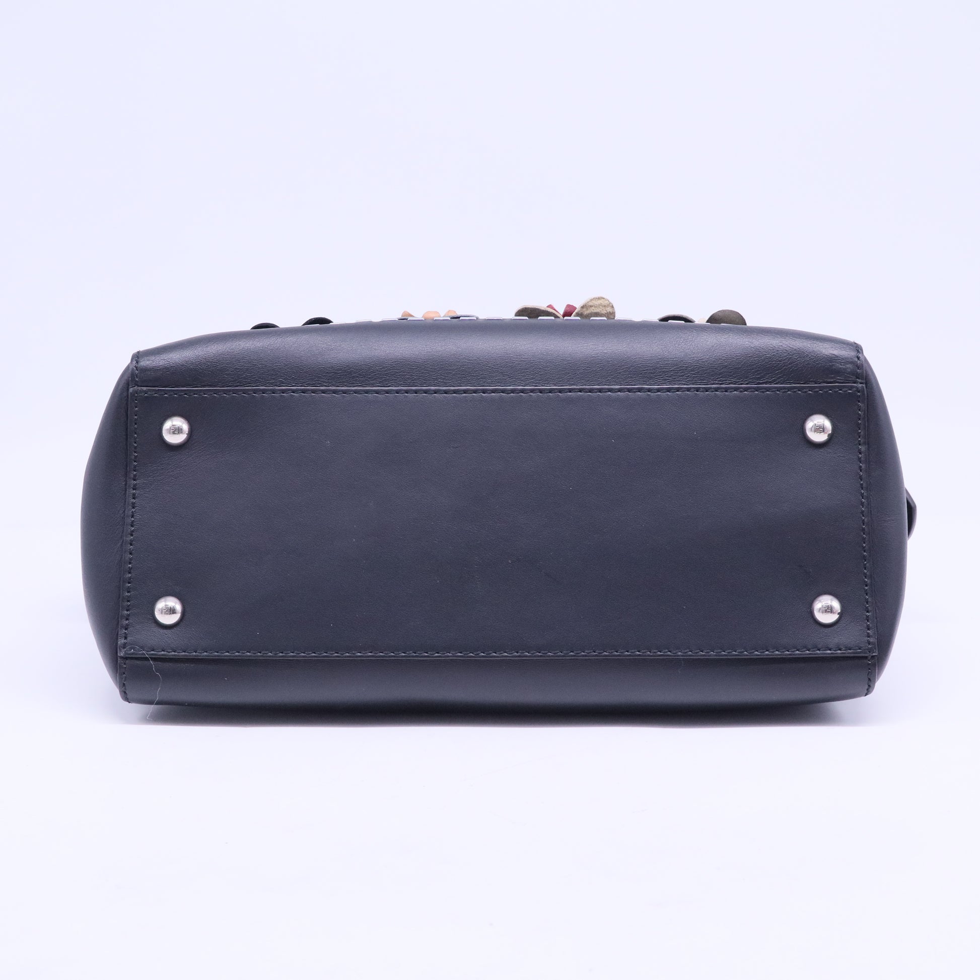 Flowerland DotCom Convertible Satchel Embellished Leather Medium B20755