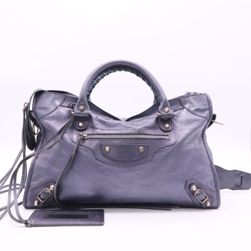 City Classic Studs Bag Leather Medium Twins