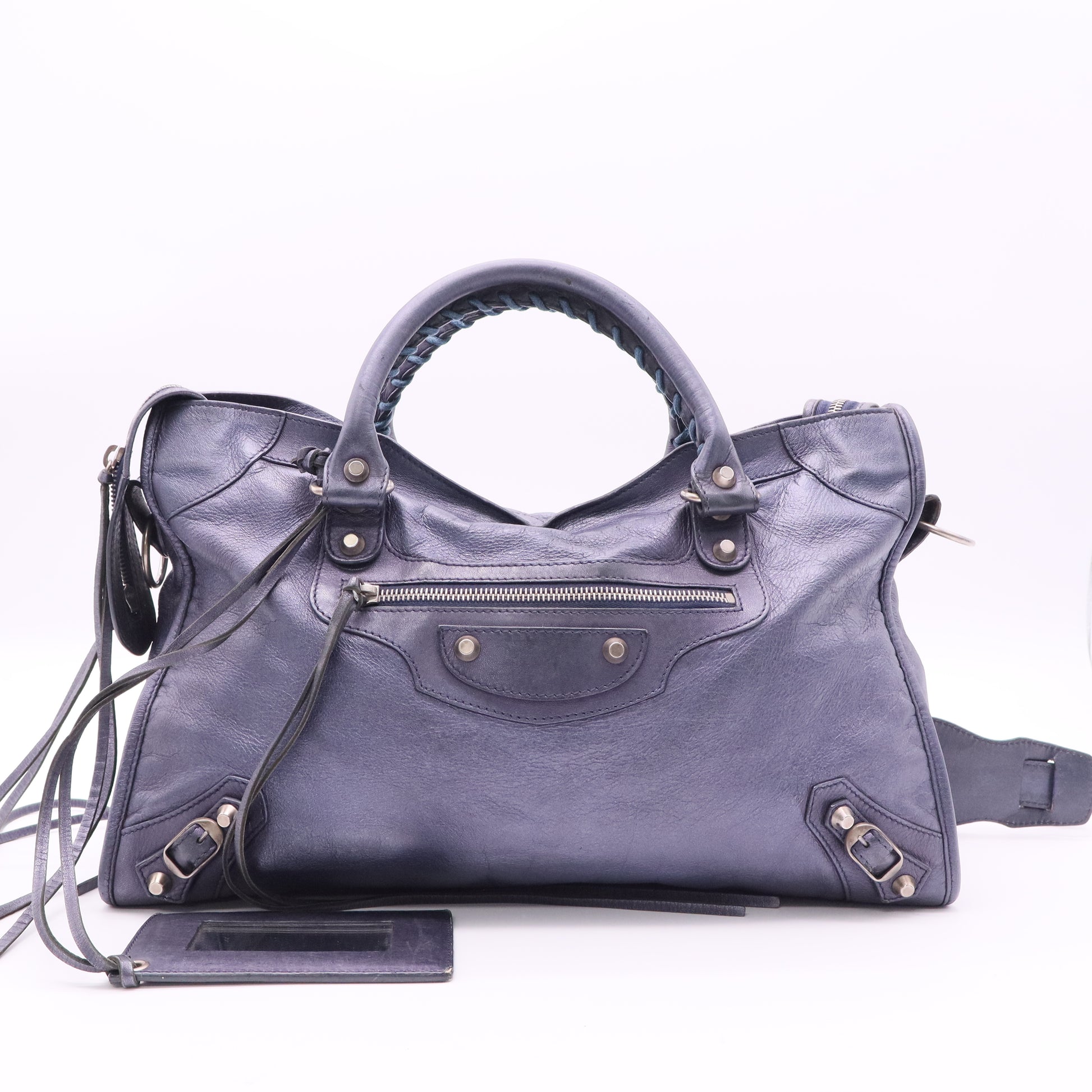 City Classic Studs Bag Leather Medium Twins