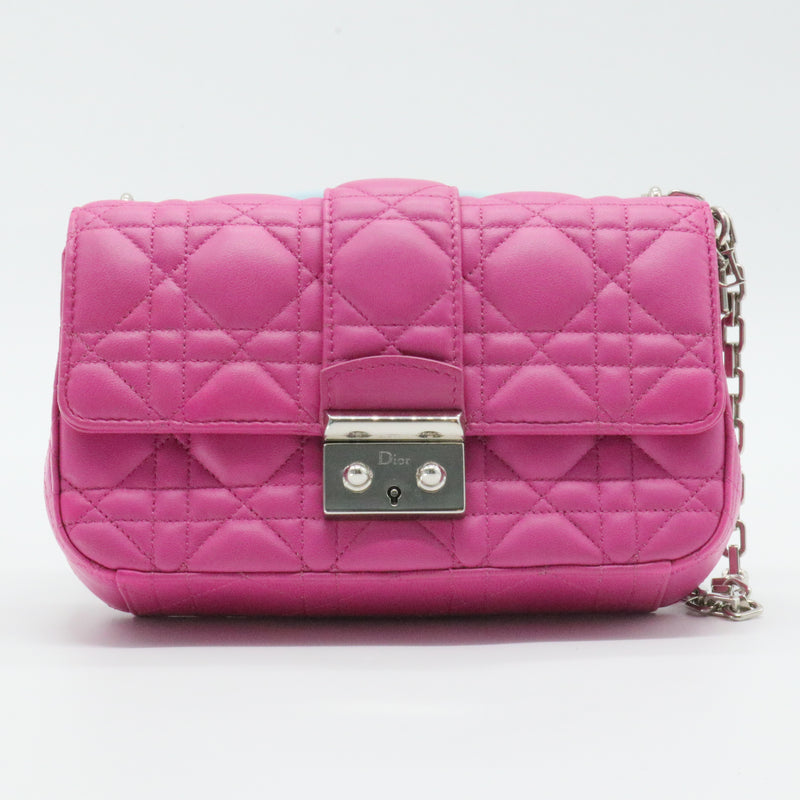 Miss Dior Flap Bag Cannage Quilt Lambskin Medium