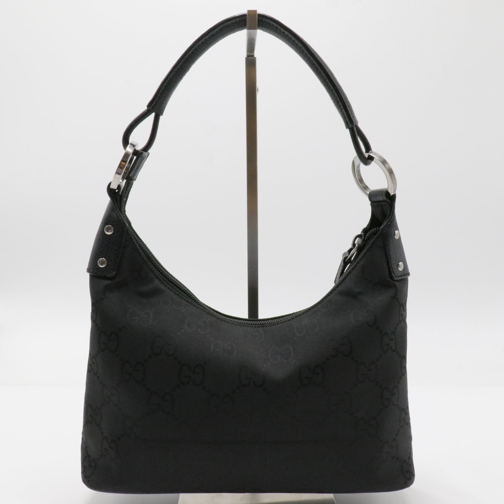 Horsebit Hobo GG Canvas Medium
