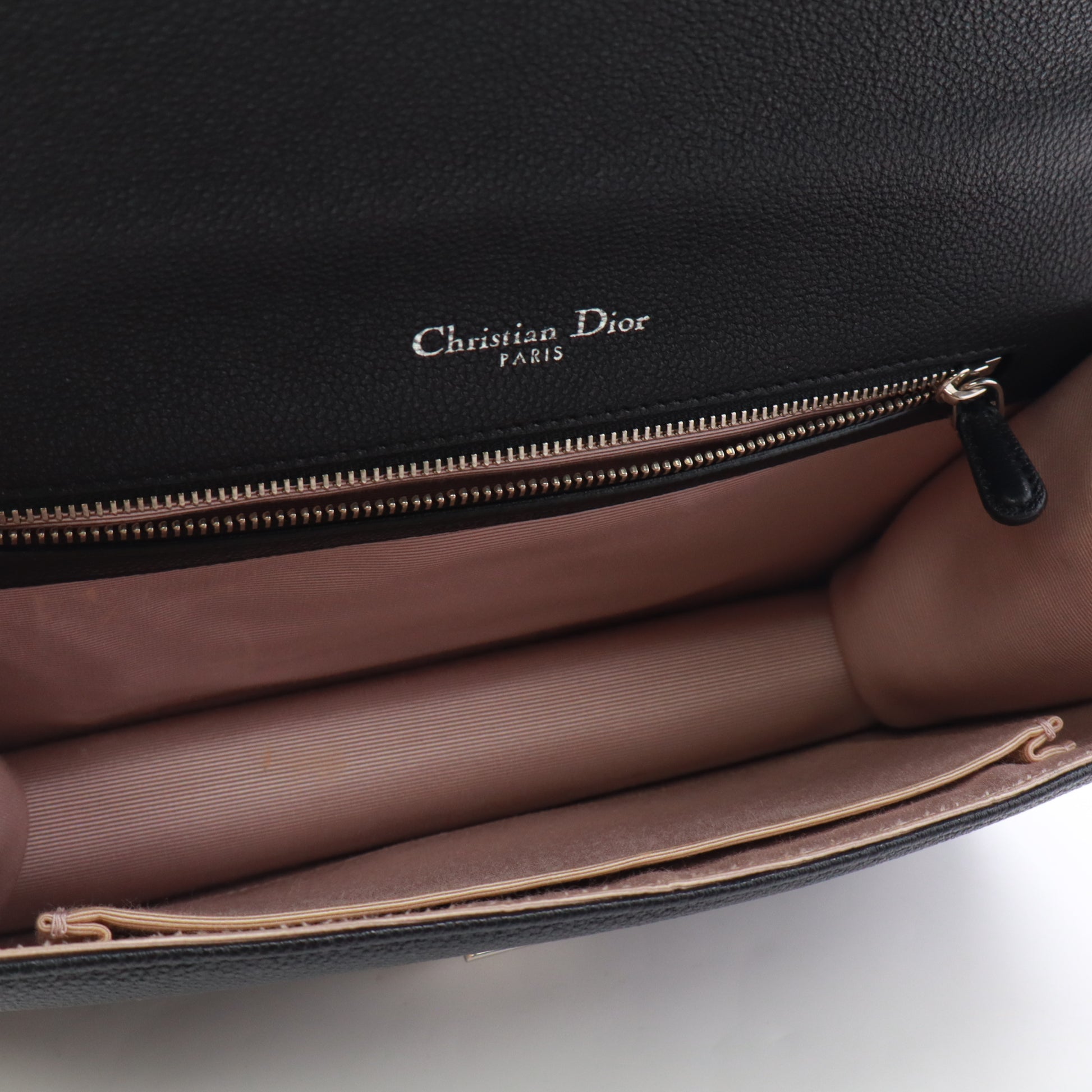 Christian Dior Grained Calfskin Medium Diorama Bag twins LDZ833
