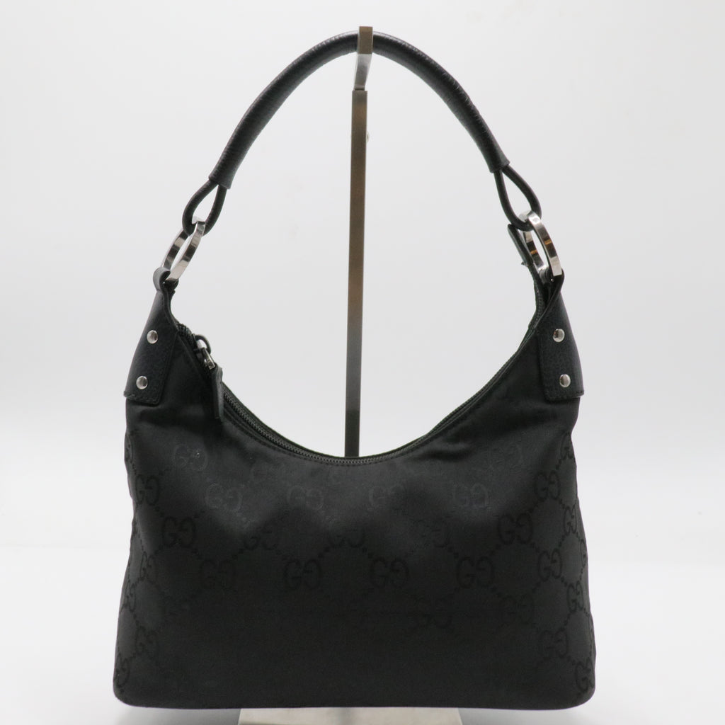 Horsebit Hobo GG Canvas Medium