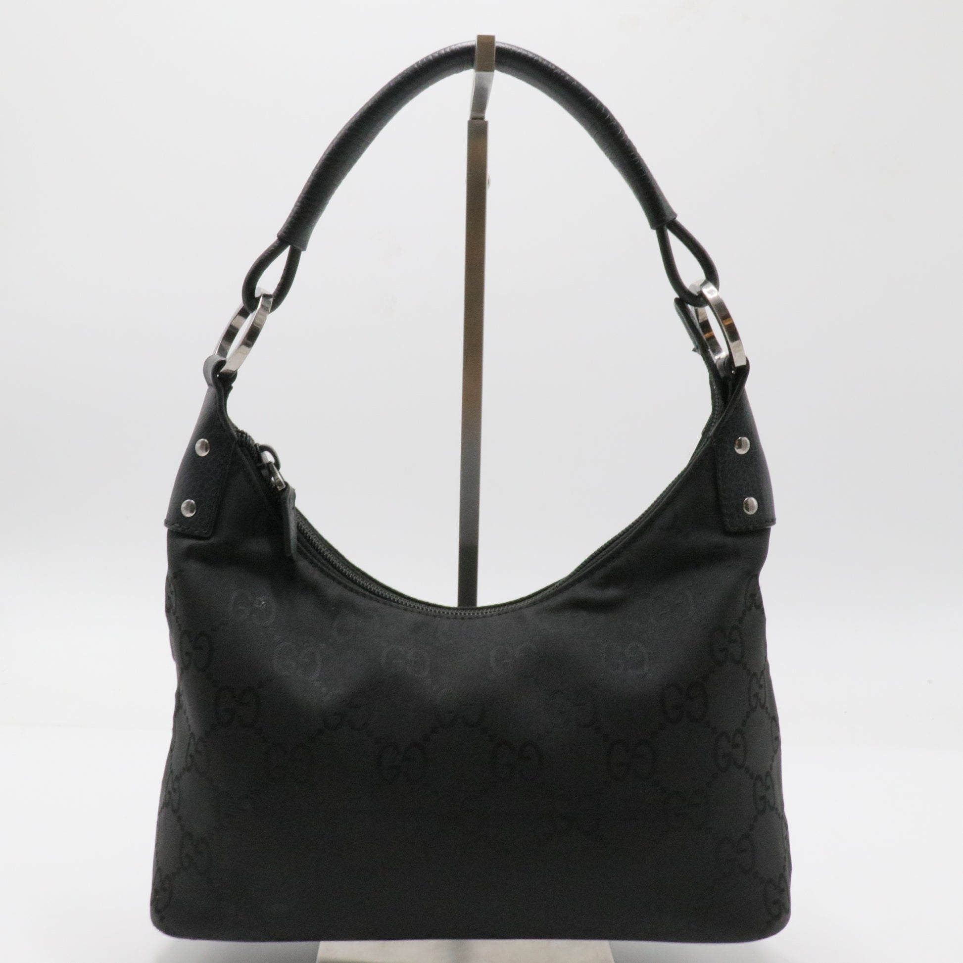 Horsebit Hobo GG Canvas Medium