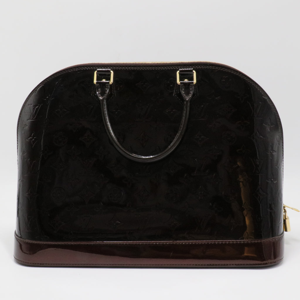 Alma Handbag Monogram Vernis GM