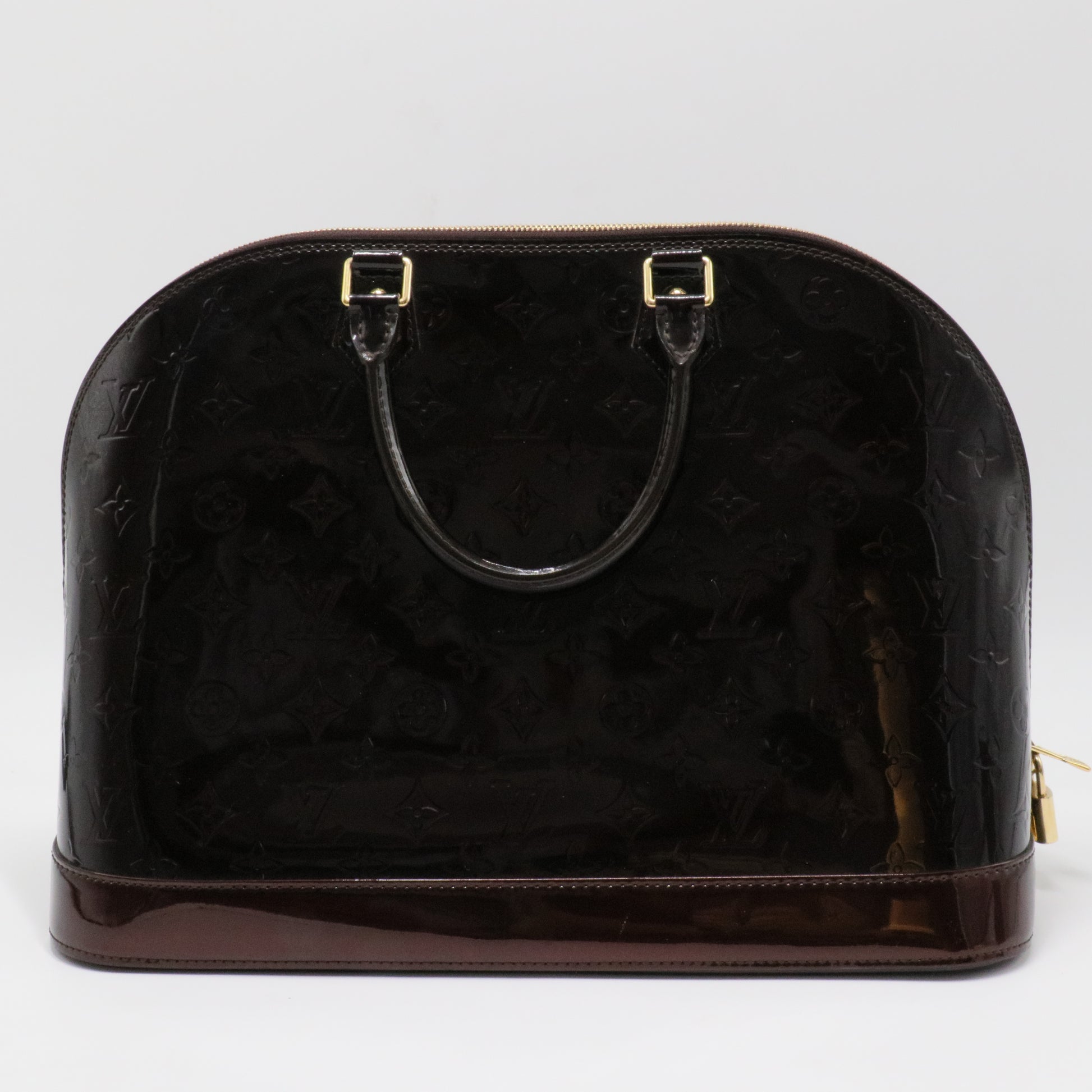 Alma Handbag Monogram Vernis GM
