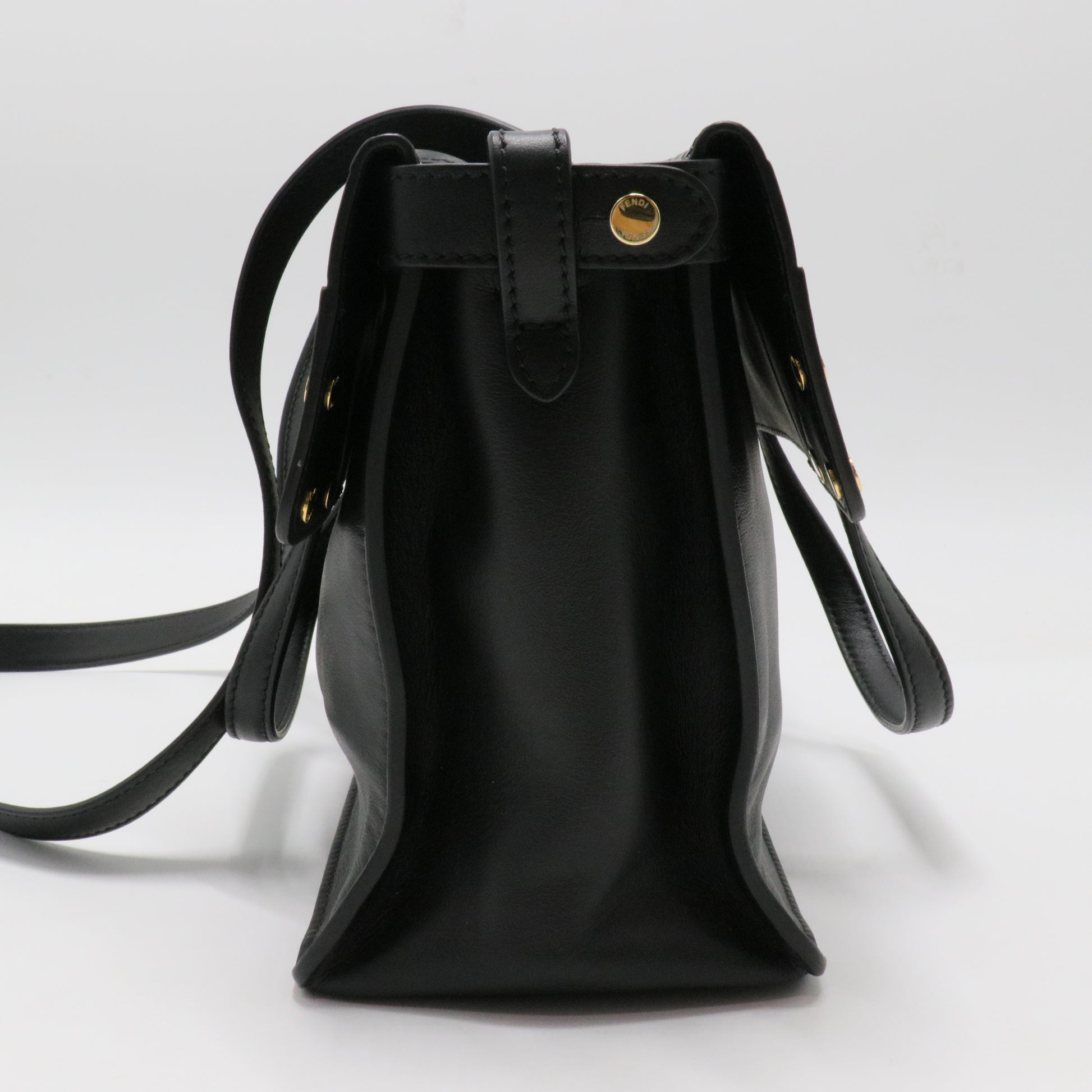 Flip Grace Tote Leather with Zucca Embossed Detail Regular