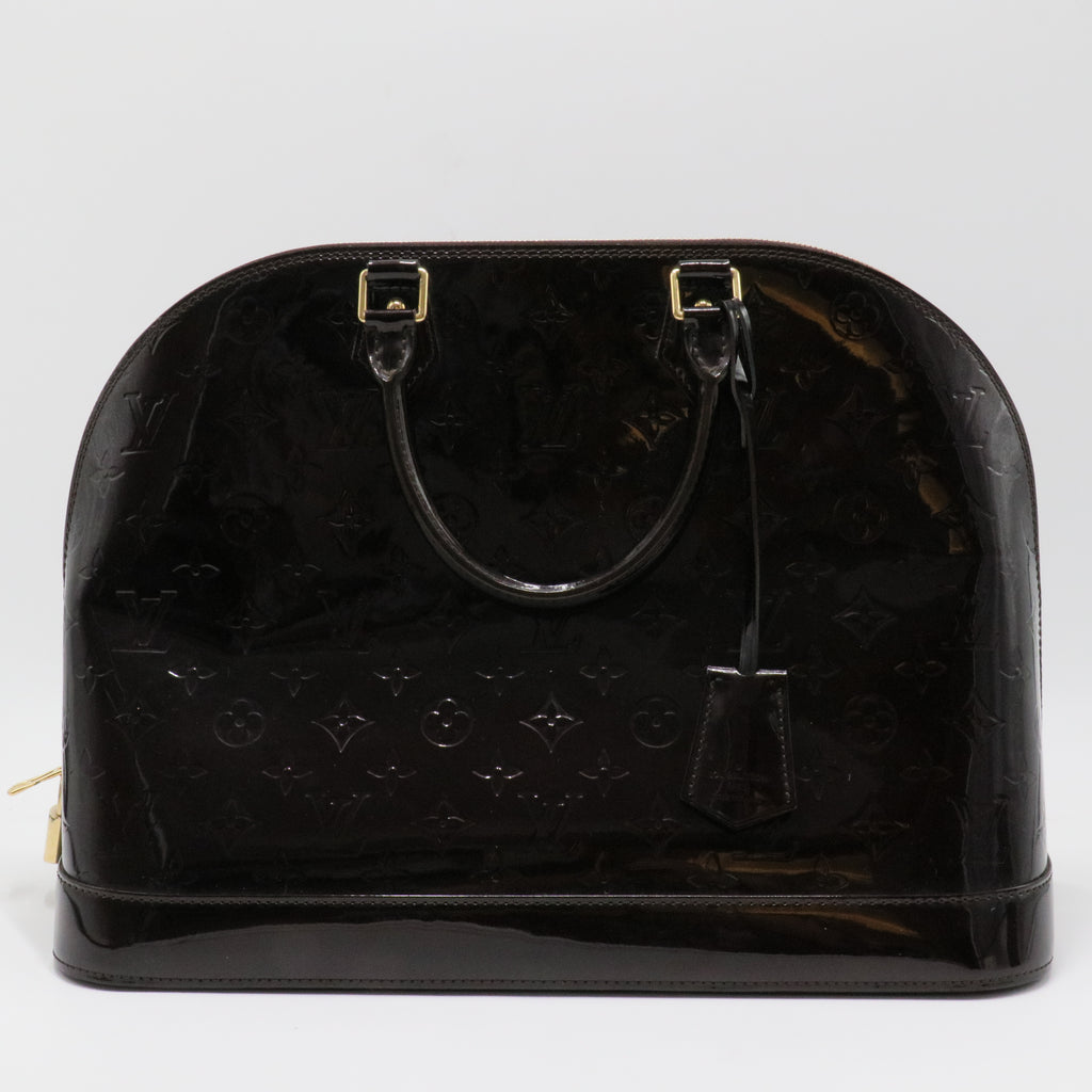 Alma Handbag Monogram Vernis GM