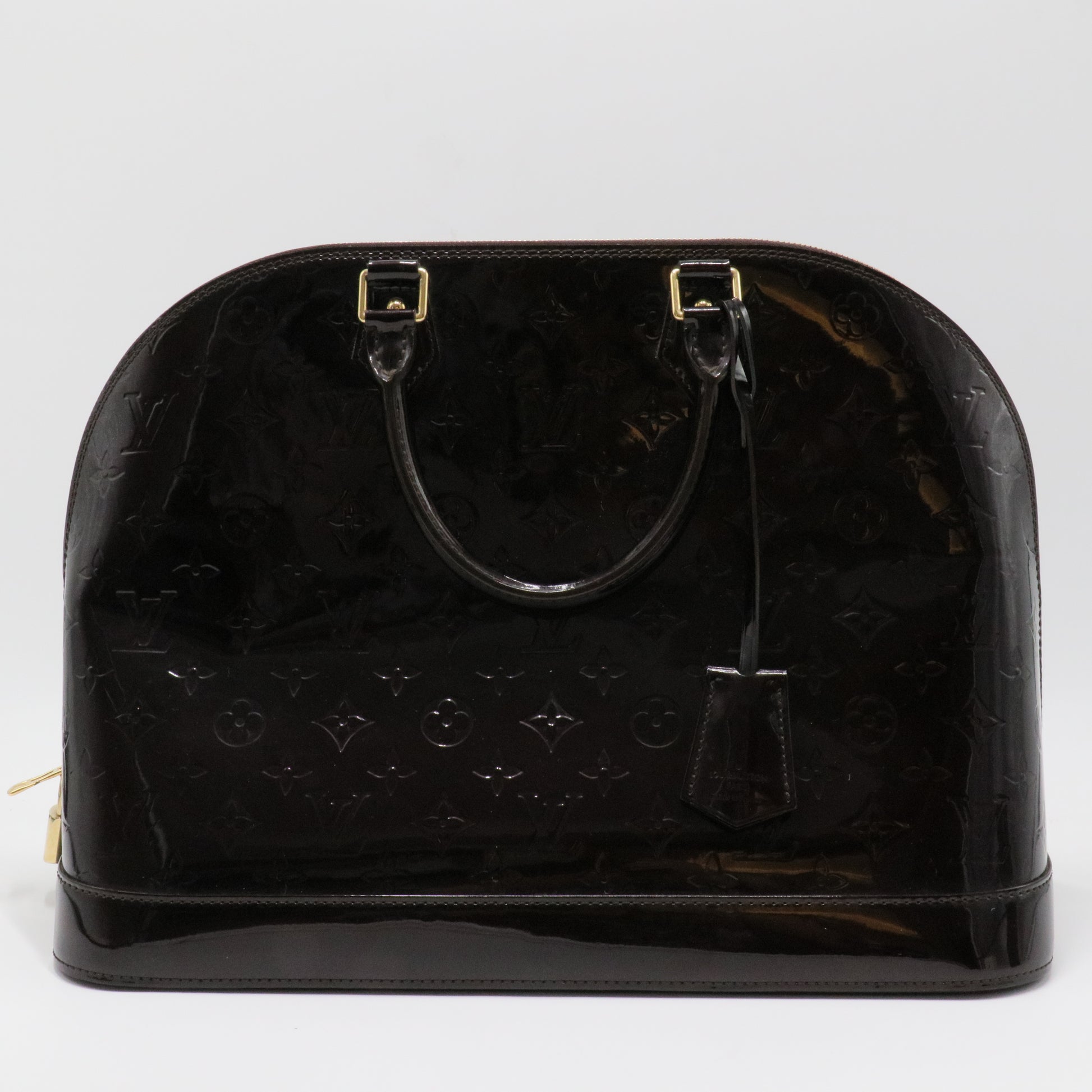 Alma Handbag Monogram Vernis GM