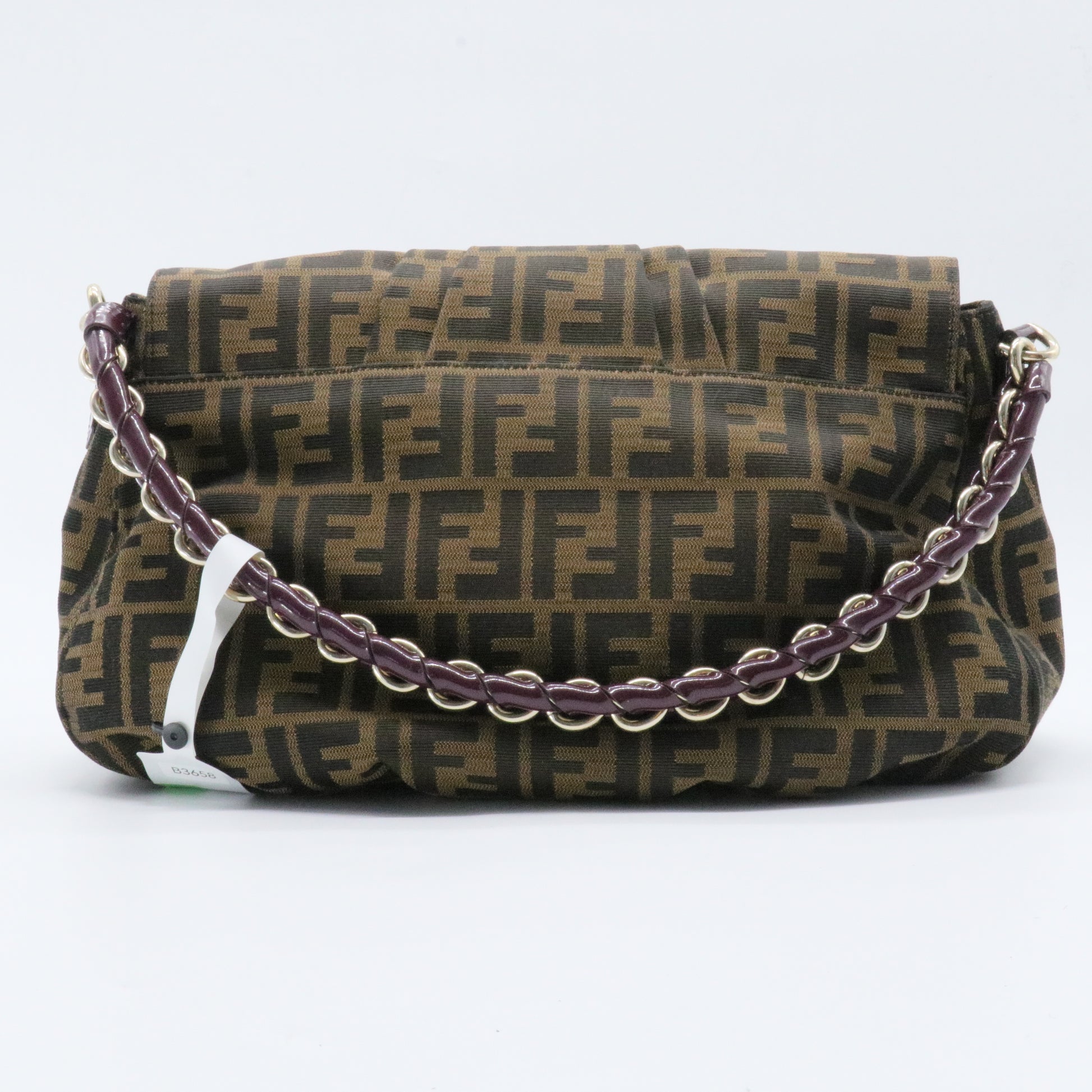 Mia Flap Crossbody Bag Zucca Canvas Medium