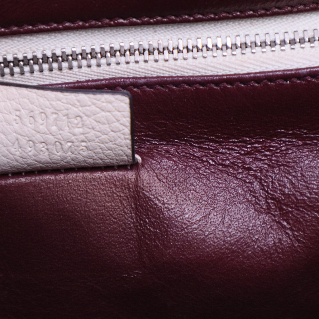 Grainy Calfskin Small Zumi Top Handle Bag B20485