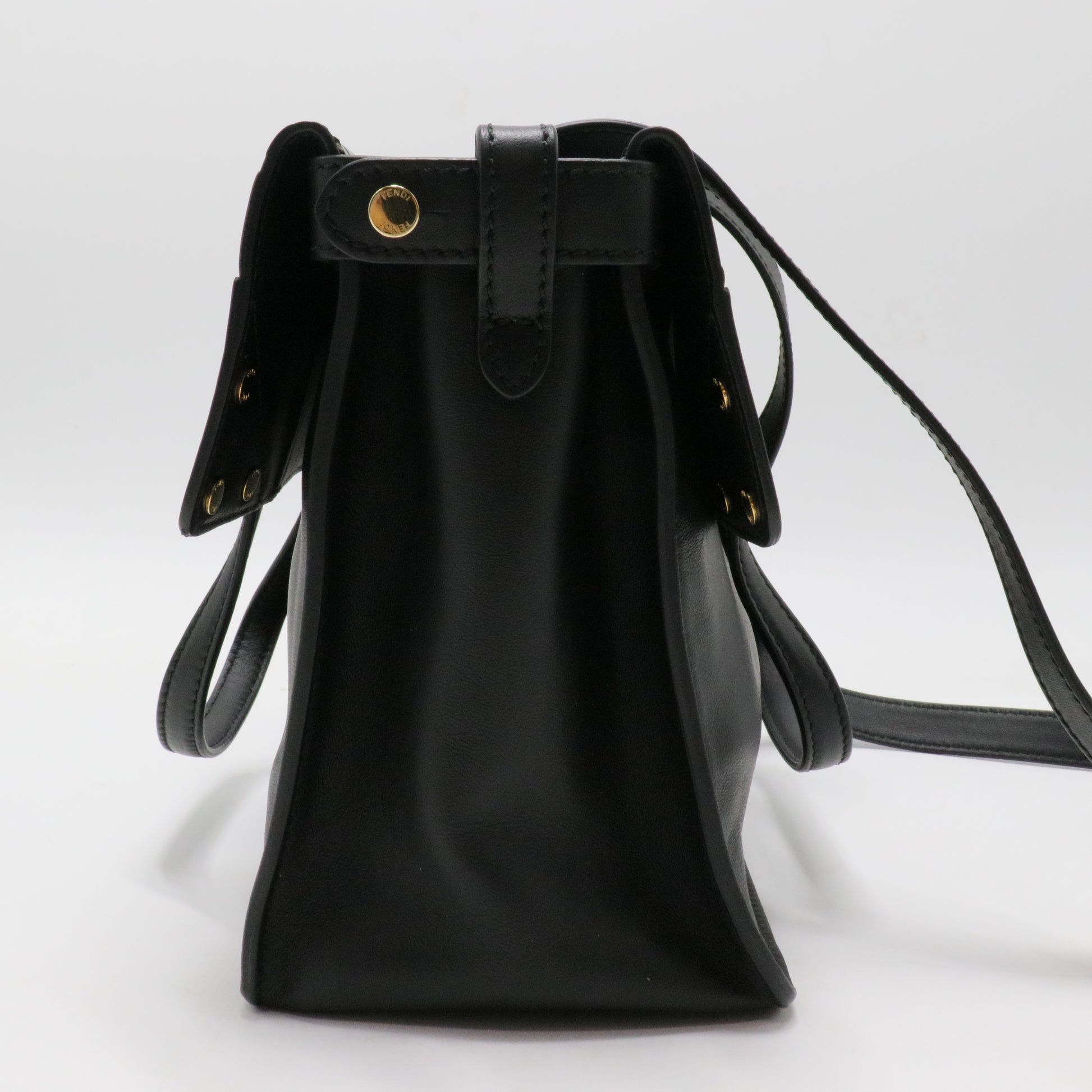Flip Grace Tote Leather with Zucca Embossed Detail Regular