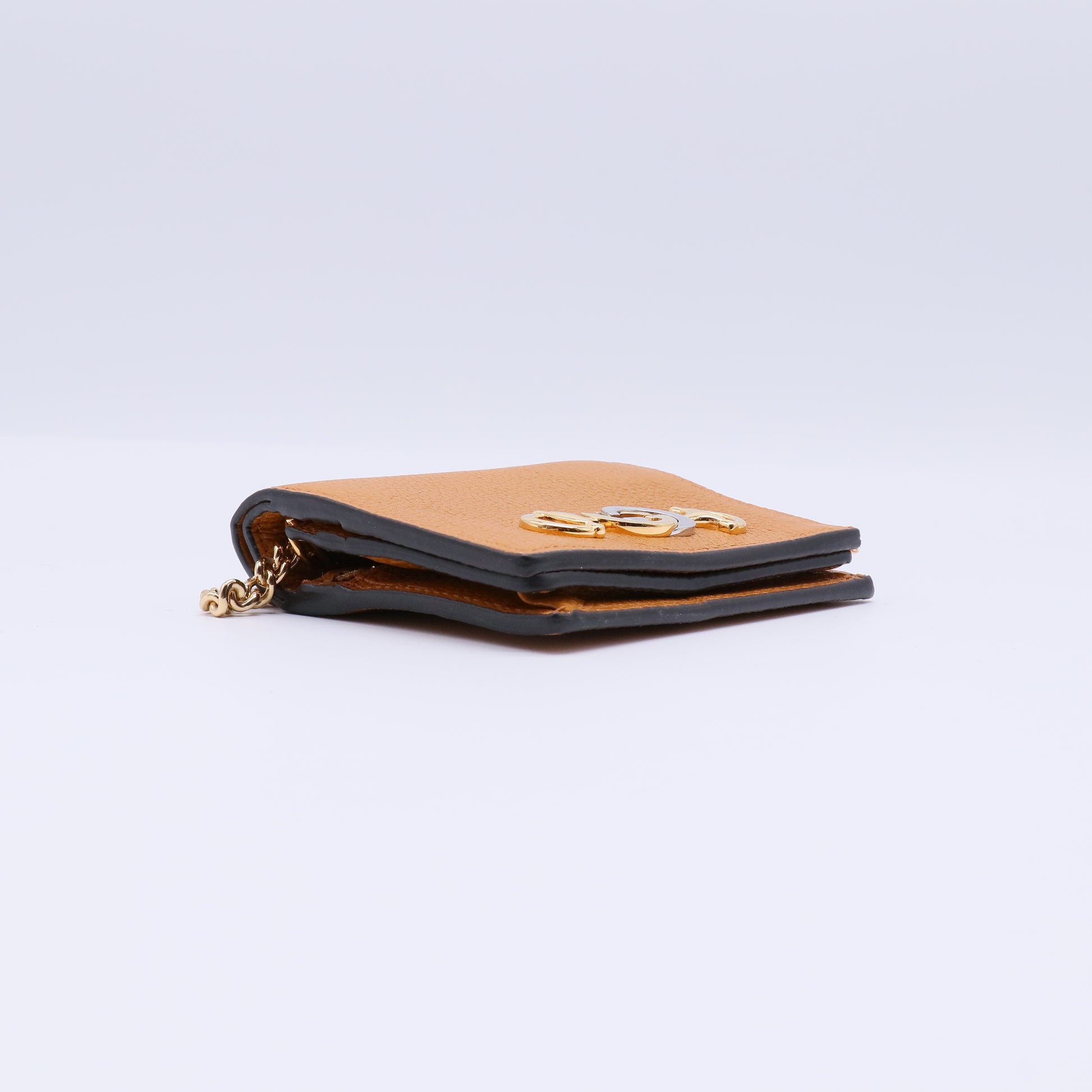 Gucci Zumi Leather Card Case Wallet On Chain W21446