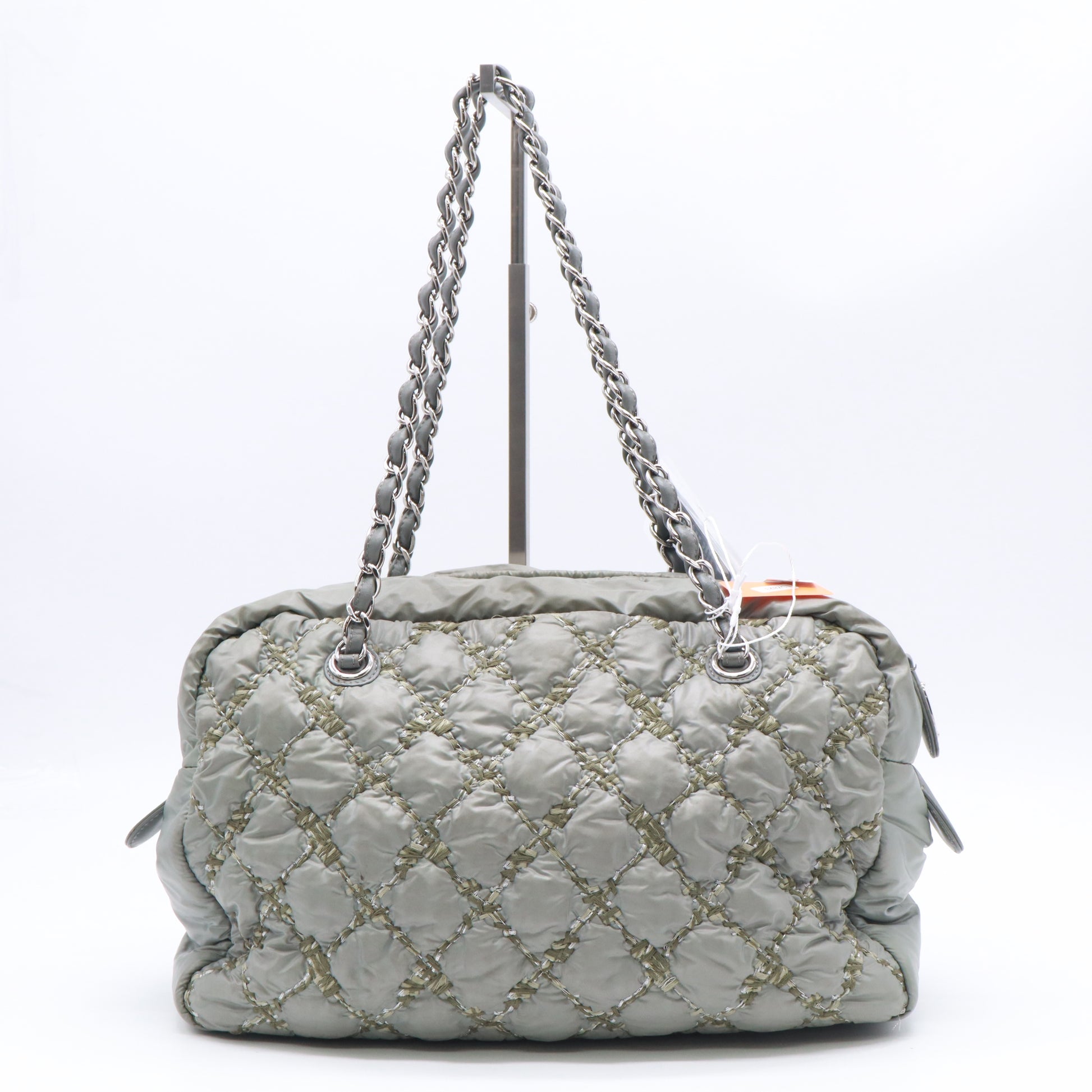 Chanel Paris-Byzance Nylon Tweed on Stitch Bowler Bag Twins LDZ823