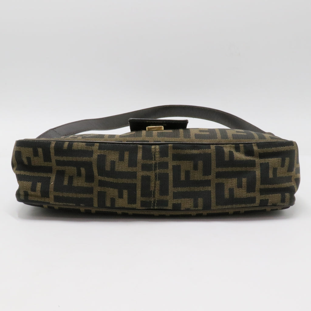 Mini Baguette Zucca Canvas Shoulder Bag