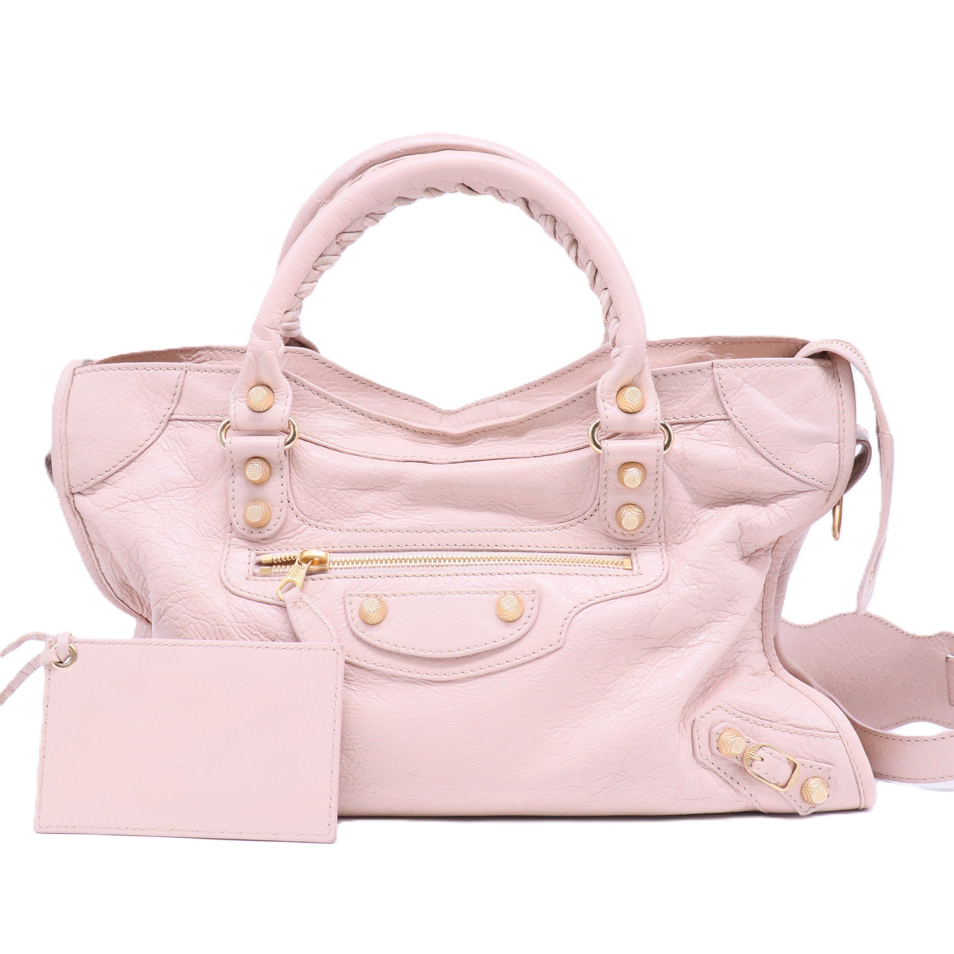 Agneau Giant 12 Silver Hardware City Rose Poudre Rose Petunia