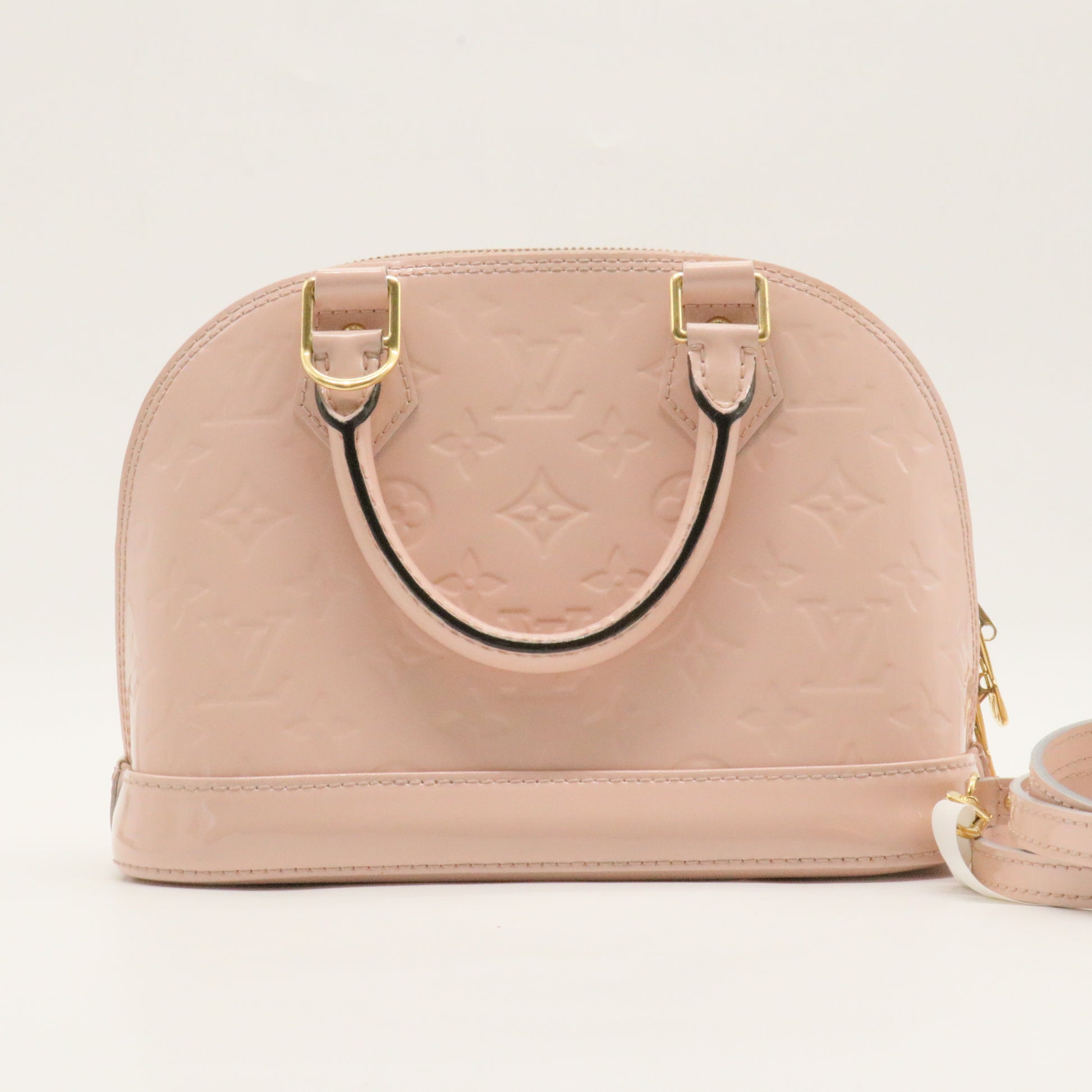 Alma Handbag Monogram Vernis BB