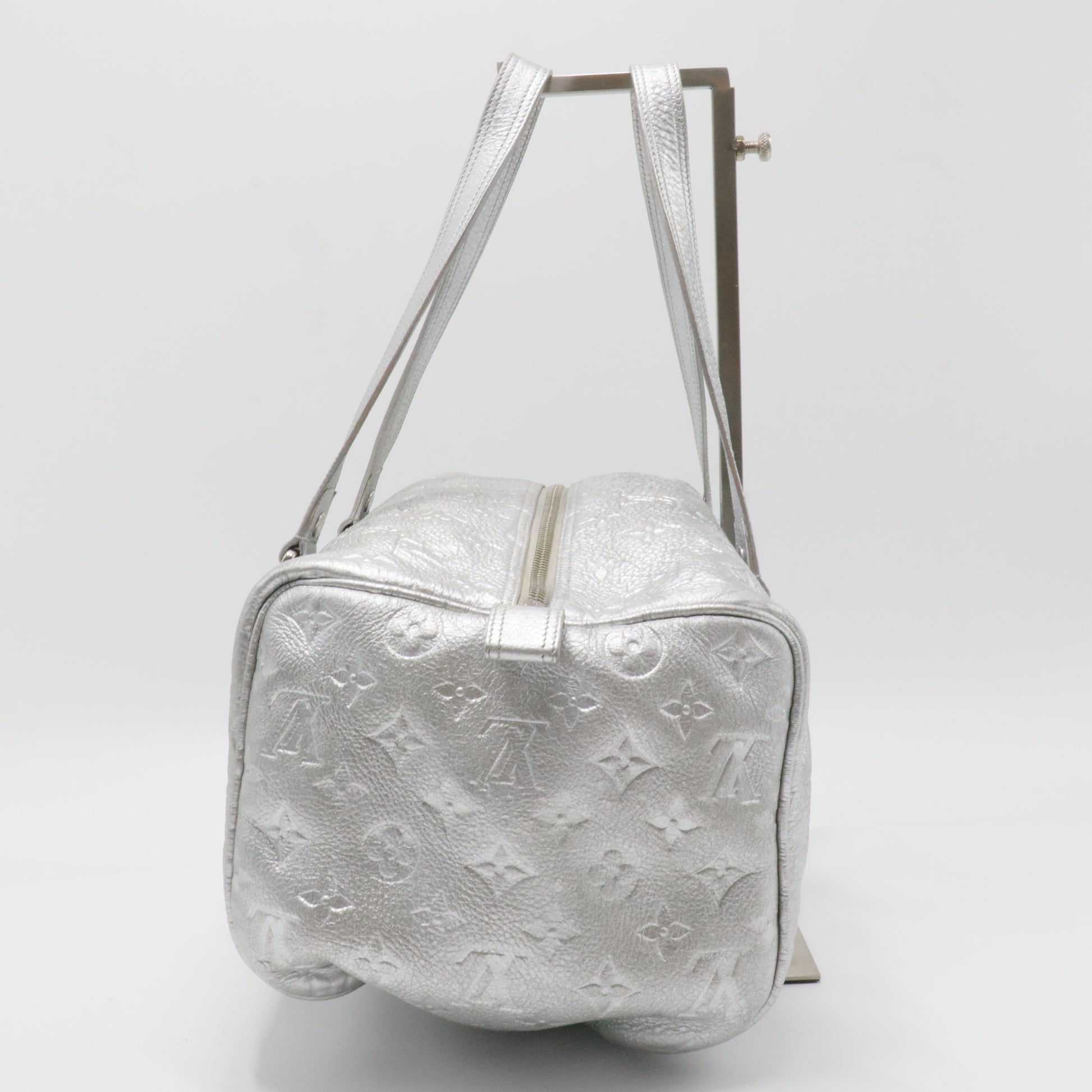 Comete Handbag Limited Edition Shimmer Monogram Embossed Leather - Twins