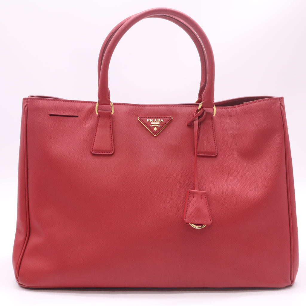 Saffiano Lux Large Tote Fuoco B23049