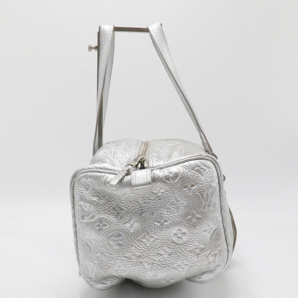 Comete Handbag Limited Edition Shimmer Monogram Embossed Leather - Twins