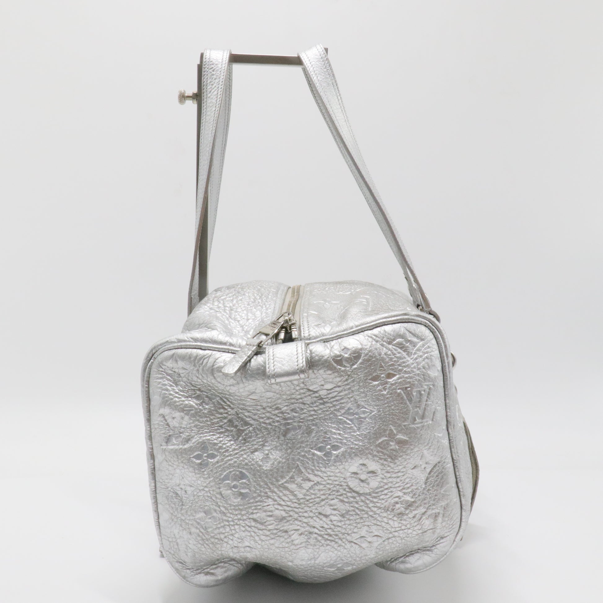 Comete Handbag Limited Edition Shimmer Monogram Embossed Leather - Twins
