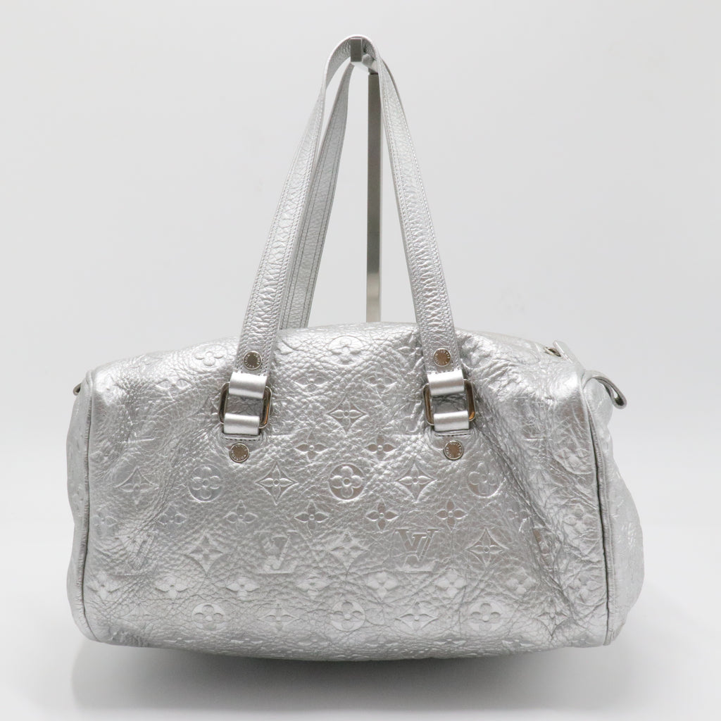 Comete Handbag Limited Edition Shimmer Monogram Embossed Leather - Twins