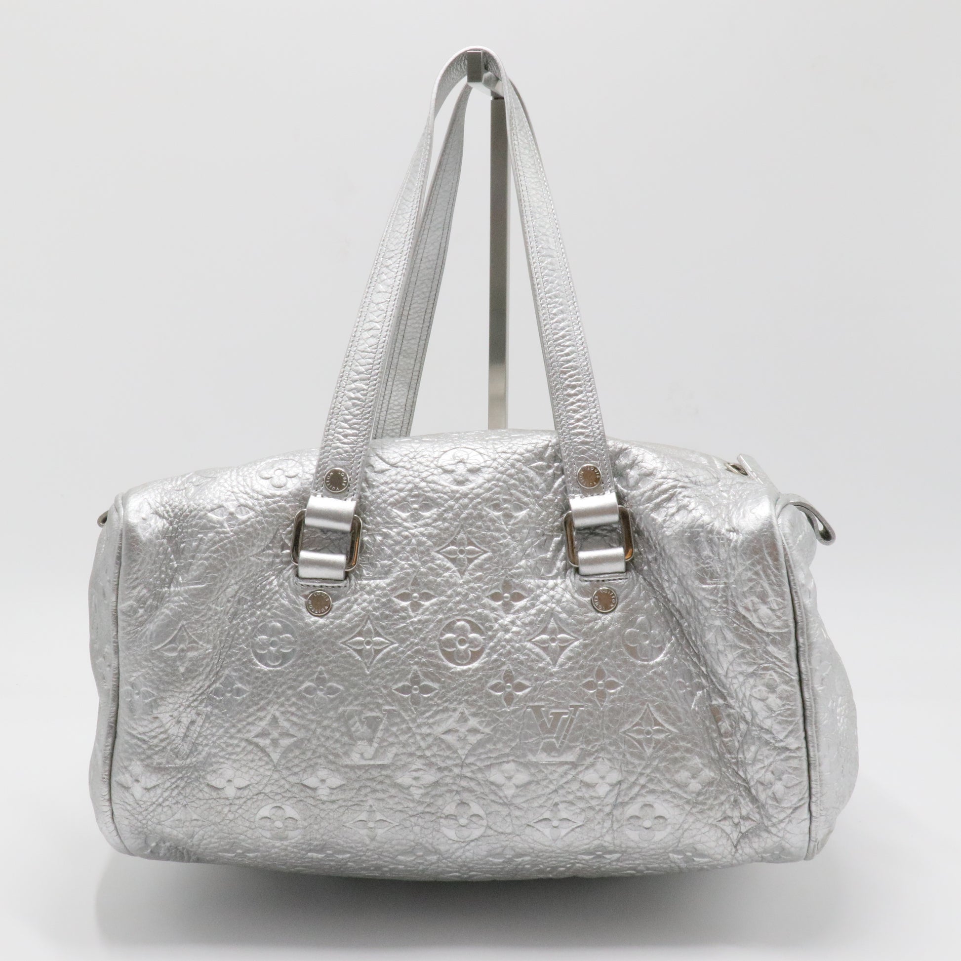 Comete Handbag Limited Edition Shimmer Monogram Embossed Leather - Twins