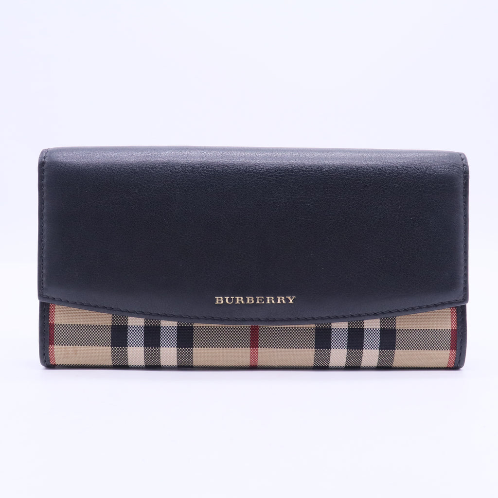 Burberry Haymarket Continental Wallet