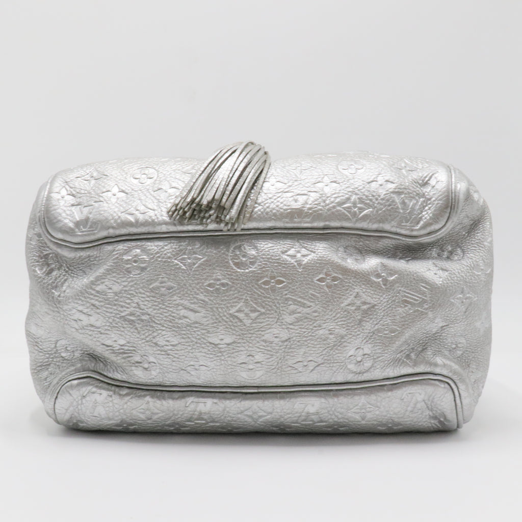 Comete Handbag Limited Edition Shimmer Monogram Embossed Leather - Twins