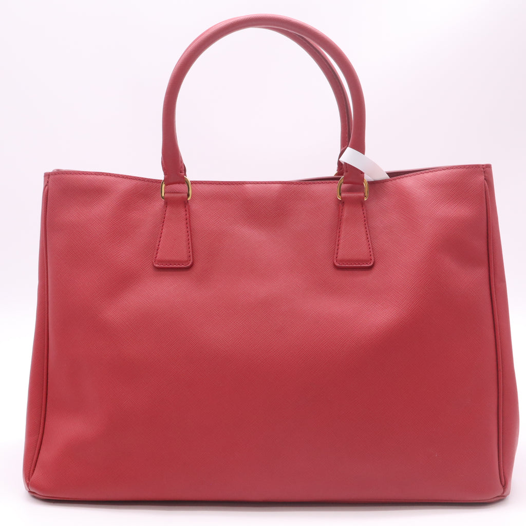 Saffiano Lux Large Tote Fuoco B23049