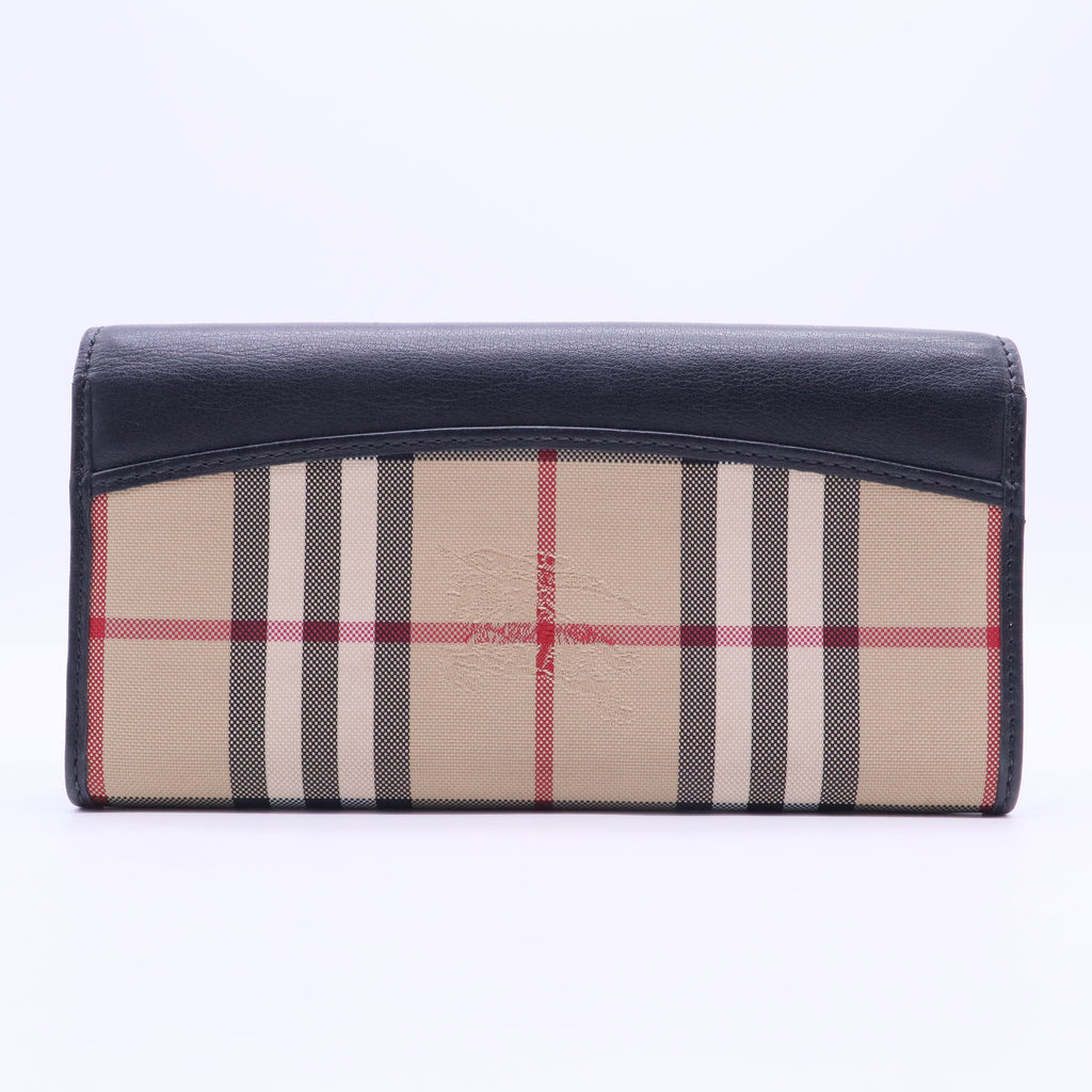 Burberry Haymarket Continental Wallet