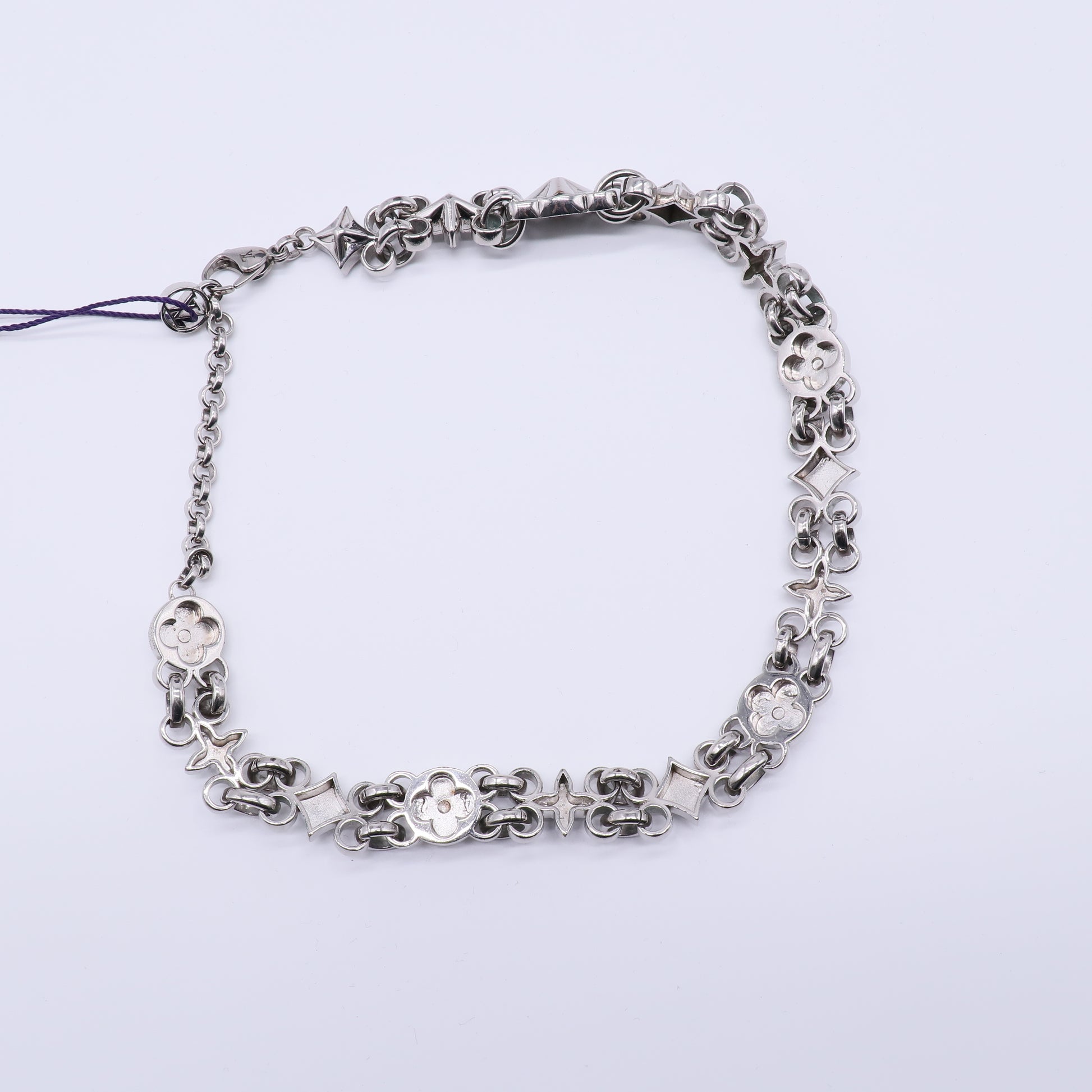 Sterling Silver Byzantine Chain Maille Necklace W21438