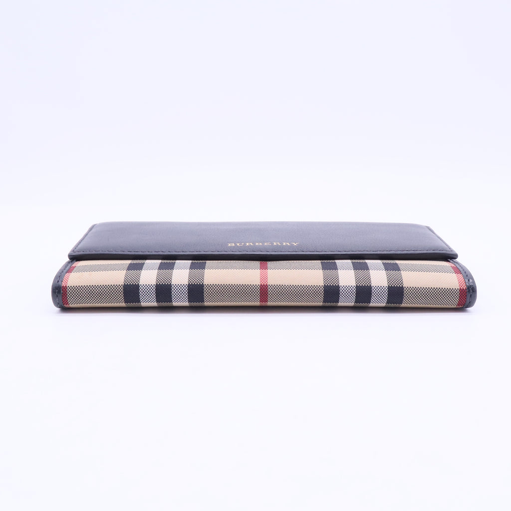 Burberry Haymarket Continental Wallet