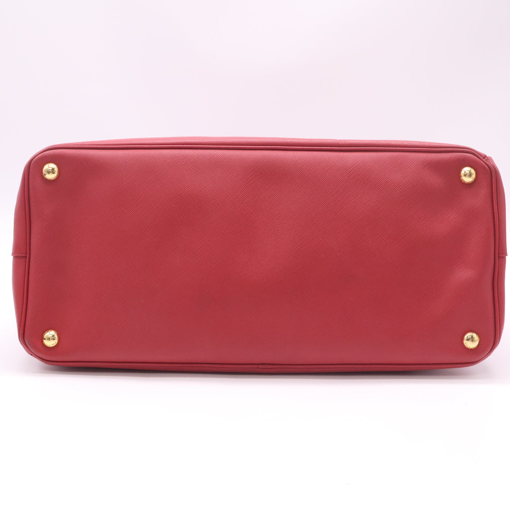 Saffiano Lux Large Tote Fuoco B23049