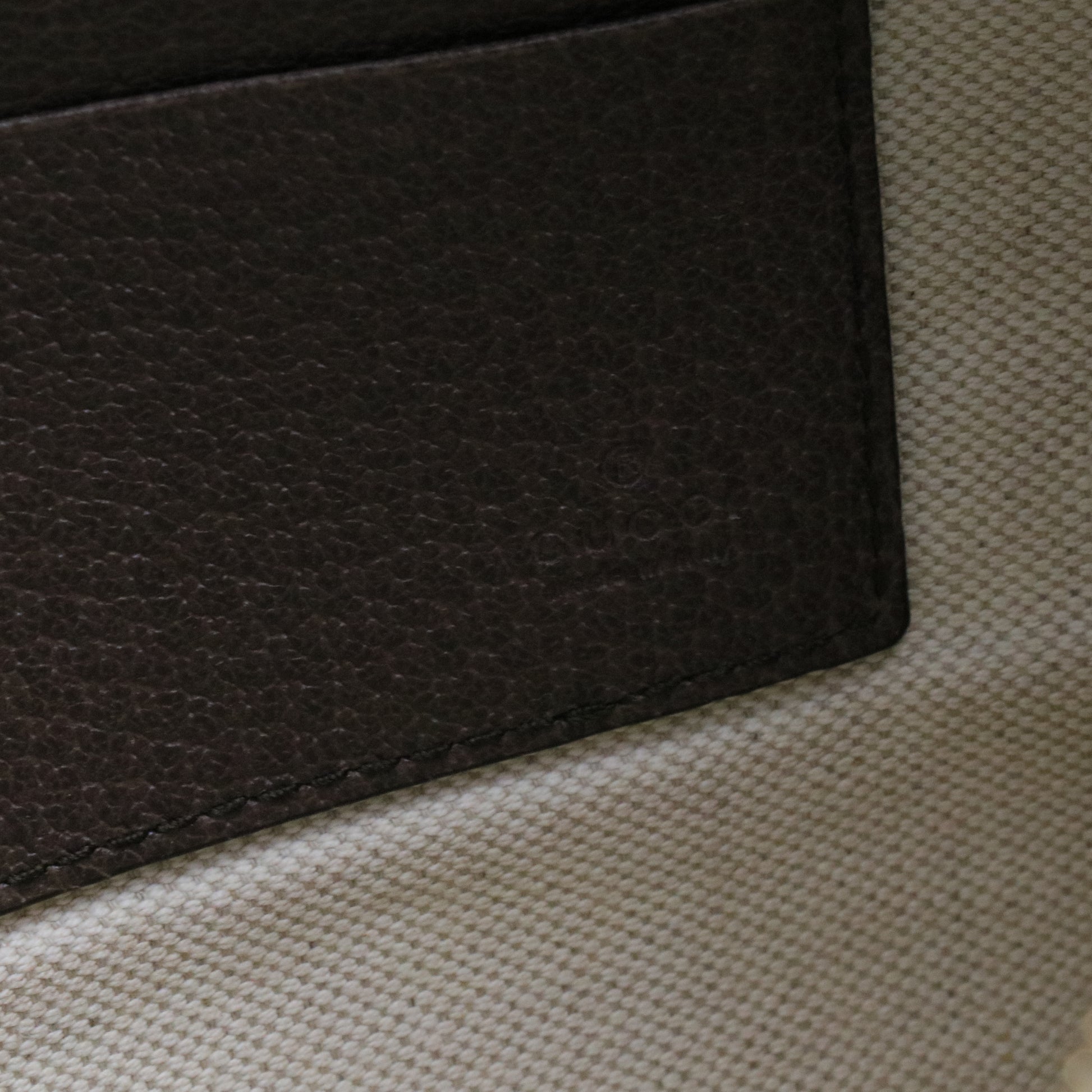 Brown GG Supreme Courrier Clutch Beige