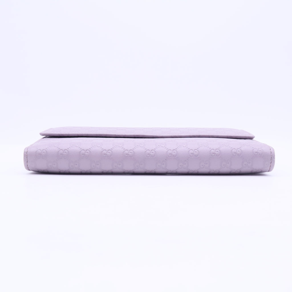 Long Wallet With Guccissima Purple Gray W20289