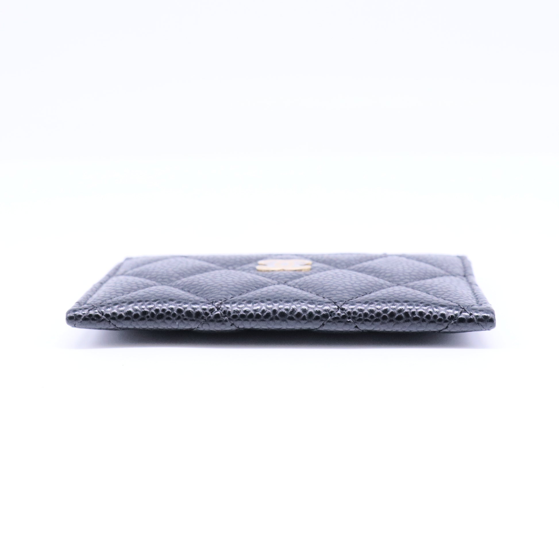 Classic Card Holder Quilted Caviar twins