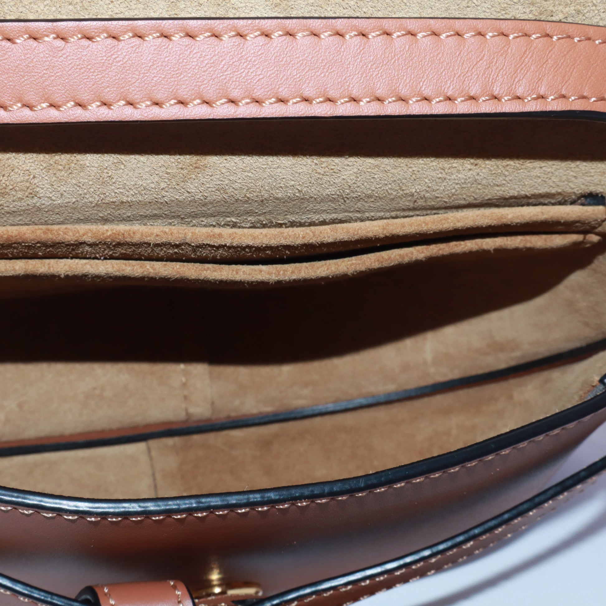 Loewe Mini Gate Dual Bag in Soft Calfskin and Jacquard Twins LDJ5440