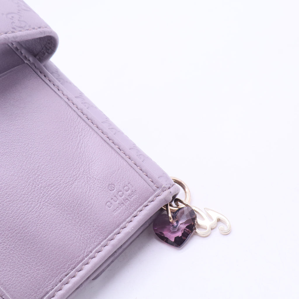 Long Wallet With Guccissima Purple Gray W20289