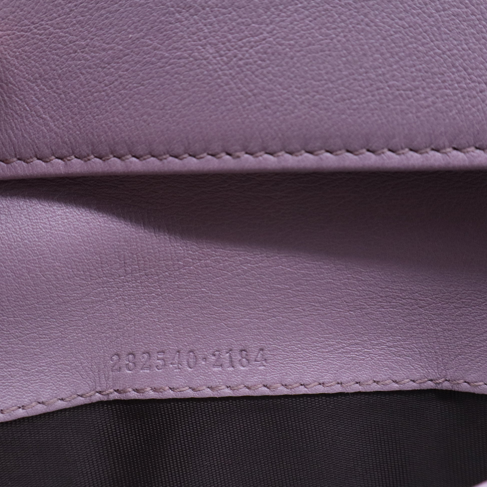Long Wallet With Guccissima Purple Gray W20289