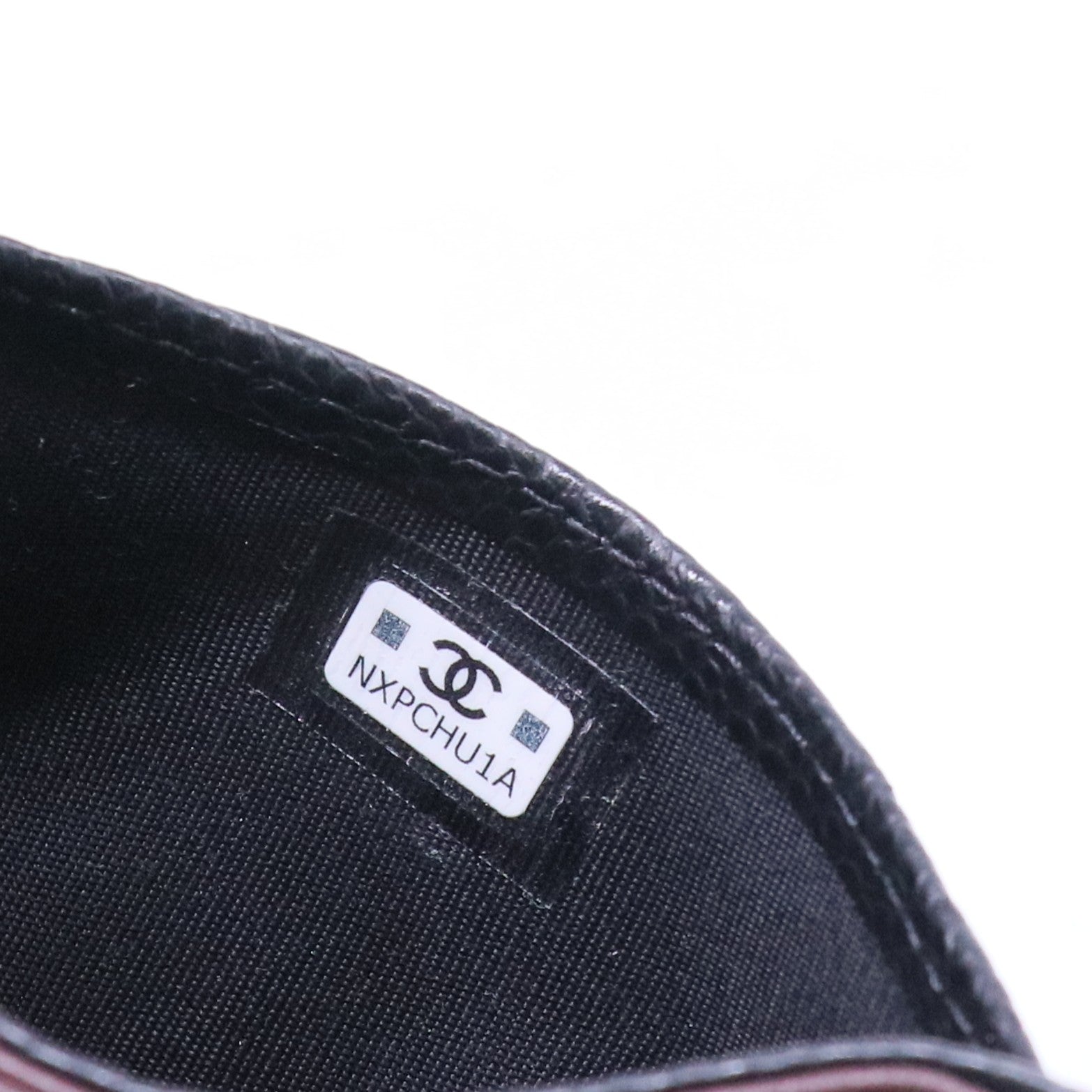 Classic Card Holder Quilted Caviar twins