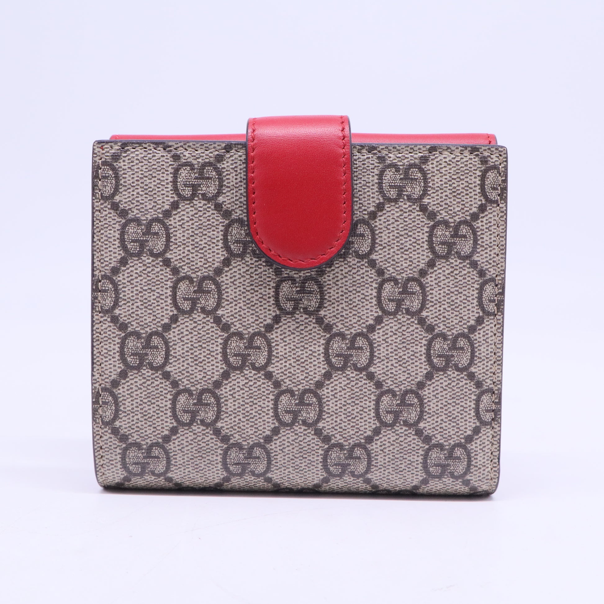 Red Pearl Accents Compact Wallet