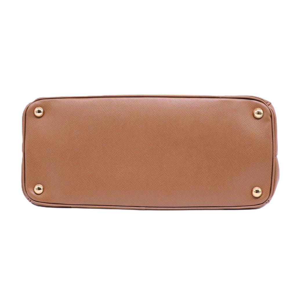 Prada Saffiano Lux Galleria Two-Tone Large Tote Bag twins