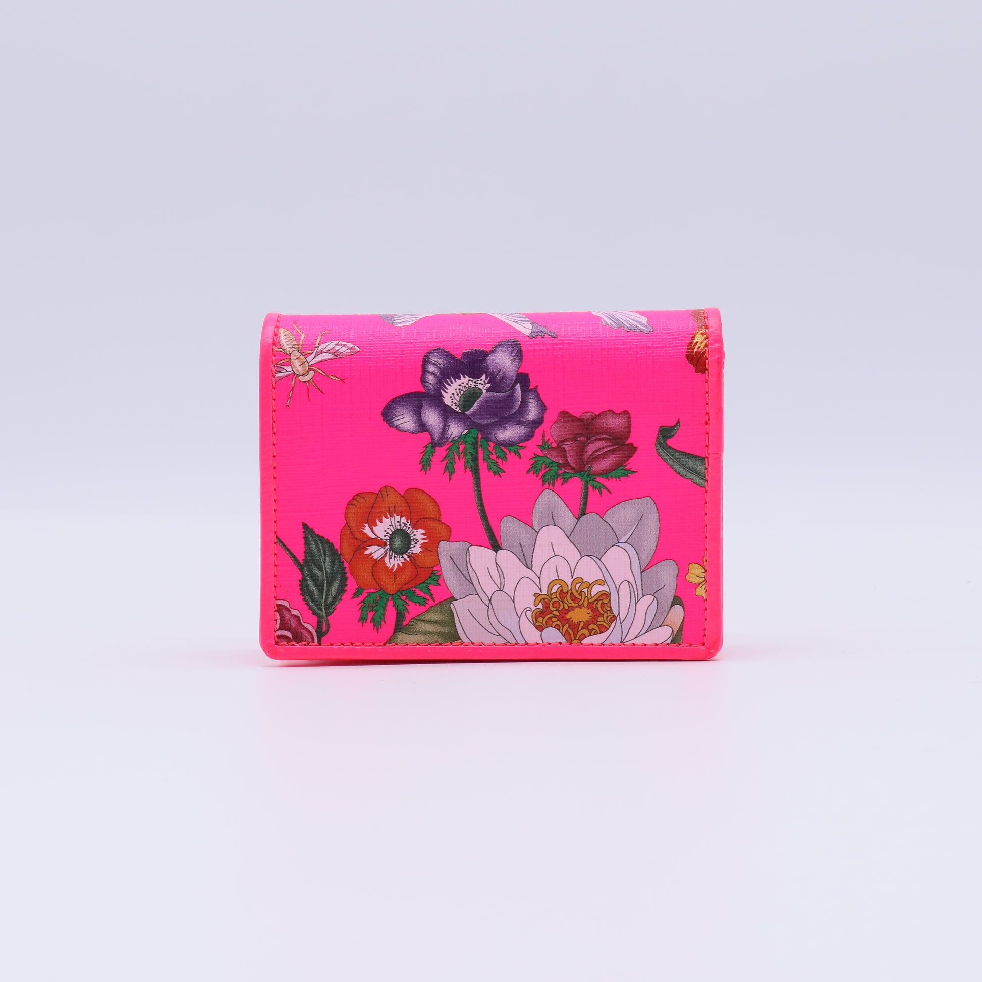 Gucci Flora Zumi Compact Wallet W21424