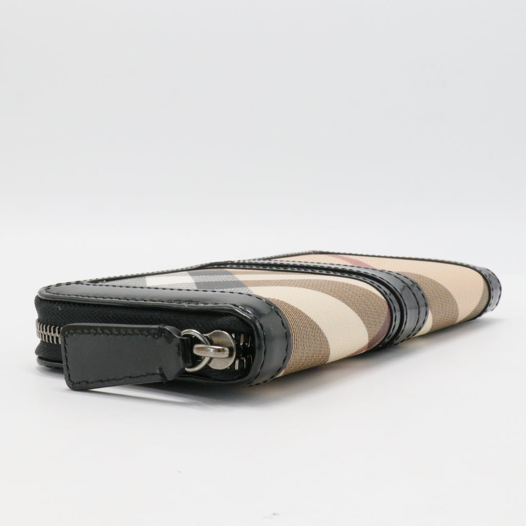 Plaid Print Continental Wallet